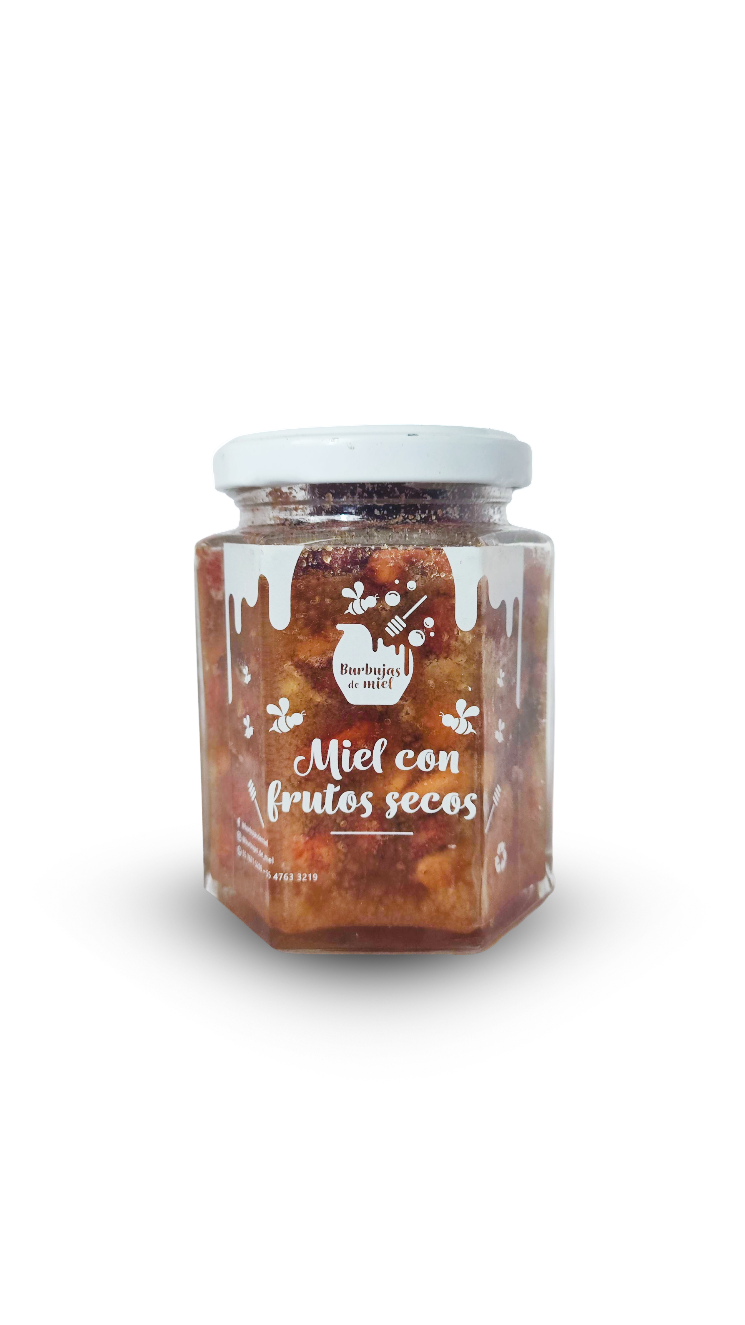 Miel con frutos secos